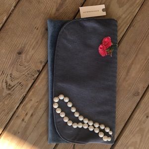Anthropologie fancy clutch
